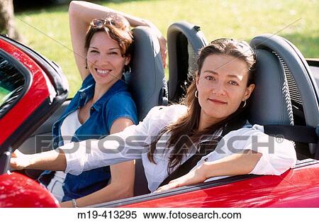 girls in a convertible View Large Photo Image Stock Photography - girls in a convertible. Fotosearch