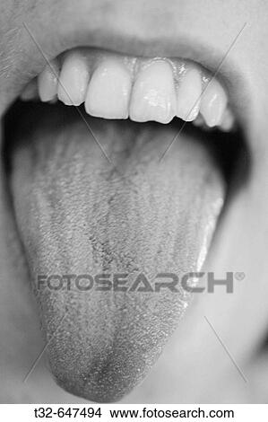 Girl's mouth with tongue View Large Photo Image Picture - Girl's mouth with tongue. Fotosearch