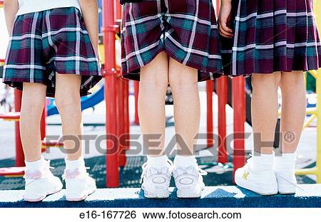 Girls on the schoolyard View Large Photo Image Stock Photograph - Girls on the schoolyard. Fotosearch
