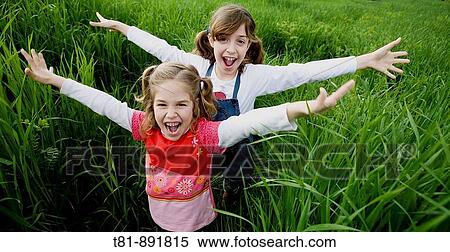girls, people, playing View Large Photo Image Stock Photography - girls, people, playing. Fotosearch