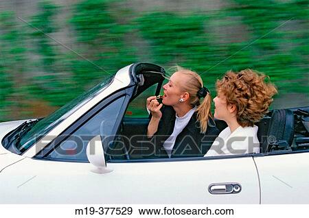 girls riding in a convertible View Large Photo Image Stock Photo - girls riding in a convertible. Fotosearch