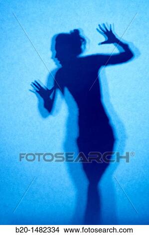 girl's silhouette View Large Photo Image Picture - girl's silhouette. Fotosearch