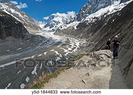 Glace de Mer glacier, Chamonix, French Alps, Rhone Alpes, France, Europe View Large Photo Image Stock Image - Glace de Mer glacier, Chamonix, French Alps, Rhone Alpes, France, Europe. Fotosearch