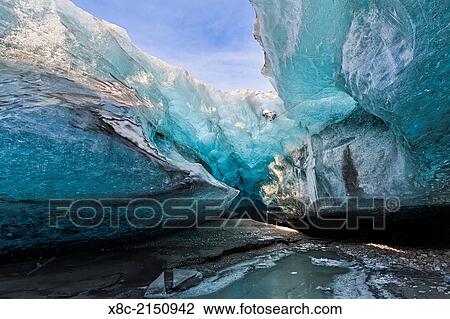 Glacial cave in the Breidamerkurjoekull Glacier in Vatnajoekull National Park. Entrance to the Ice Cave europe, northern europe, iceland, February. View Large Photo Image Stock Image - Glacial cave in the Breidamerkurjoekull Glacier in Vatnajoekull National Park. Entrance to the Ice Cave europe, northern europe, iceland, February.. Fotosearch