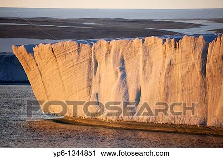 glacier Brasvellbreen in sunset light, Nordaustlandet, Svalbard View Large Photo Image Stock Image - glacier Brasvellbreen in sunset light, Nordaustlandet, Svalbard. Fotosearch