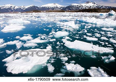 Glacier Columbia, Prince William Sound, Alaska, U S A View Large Photo Image Stock Photo - Glacier Columbia, Prince William Sound, Alaska, U S A. Fotosearch