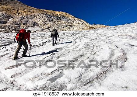 Stock Photo - Glacier Ossoue - Vignemale - Ossoue Valley - Gavarnie - Hautes Pyrenees - France - Europe. Fotosearch