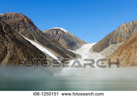 Glacier runoff in North Arm fjord, Baffin Island, Nunavut, Canada View Large Photo Image Stock Image - Glacier runoff in North Arm fjord, Baffin Island, Nunavut, Canada. Fotosearch