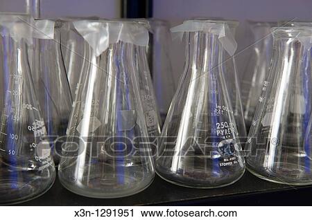 Glass beakers View Large Photo Image Stock Image - Glass beakers. Fotosearch