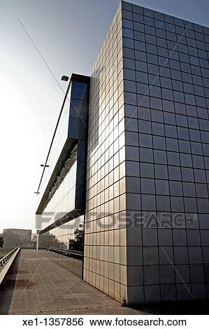 glass building, offices, Mataro, Catalonia, Spain. View Large Photo Image Stock Photograph - glass building, offices, Mataro, Catalonia, Spain.. Fotosearch