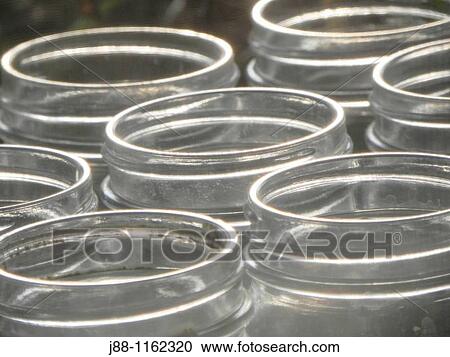 Glass canning jars View Large Photo Image Stock Image - Glass canning jars. Fotosearch