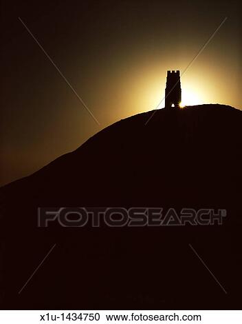 Glastonbury Tor at Sunrise Somerset England View Large Photo Image Stock Image - Glastonbury Tor at Sunrise Somerset England. Fotosearch