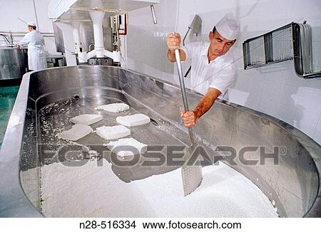 Picture - Goat cheese factory. Fotosearch