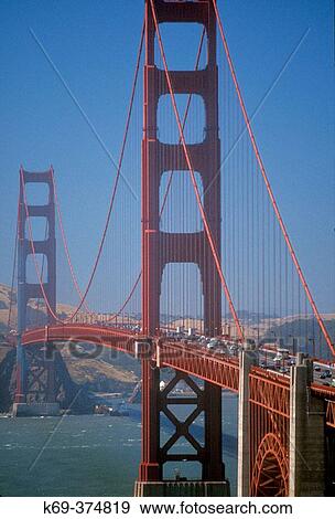 Golden Gate bridge. San Francisco. California. USA View Large Photo Image Stock Photo - Golden Gate bridge. San Francisco. California. USA. Fotosearch