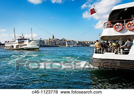 Golden Horn and Galata Tower. Istanbul. Turkey. View Large Photo Image Stock Photo - Golden Horn and Galata Tower. Istanbul. Turkey.. Fotosearch
