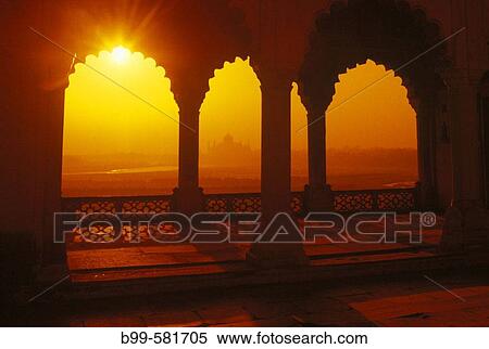 Golden pavillion, Khas mahal, Agra fort, Agra, India. View Large Photo Image Stock Photography - Golden pavillion, Khas mahal, Agra fort, Agra, India.. Fotosearch