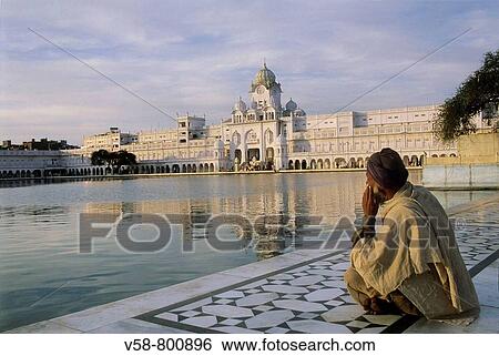 GOLDEN TEMPLE, AMRITSAR, PUNJAB, INDIA View Large Photo Image Stock Photograph - GOLDEN TEMPLE, AMRITSAR, PUNJAB, INDIA. Fotosearch