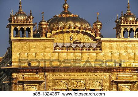 Golden Temple the holiest Sikh Temple in Amritsar View Large Photo Image Stock Photo - Golden Temple the holiest Sikh Temple in Amritsar. Fotosearch