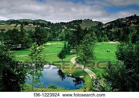 Golf Course at Carmel Valley Ranch Resort, Carmel Valley, Monterey County, California View Large Photo Image Picture - Golf Course at Carmel Valley Ranch Resort, Carmel Valley, Monterey County, California. Fotosearch