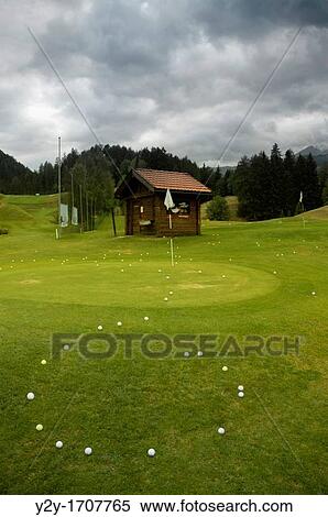 Golf query. Vulpera, Switzerland View Large Photo Image Stock Photography - Golf query. Vulpera, Switzerland. Fotosearch