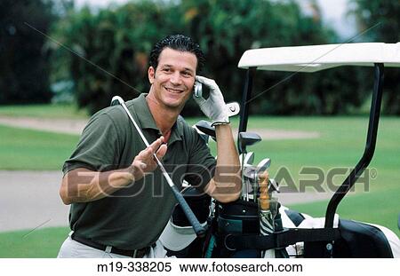 golfer on cellular View Large Photo Image Stock Photography - golfer on cellular. Fotosearch