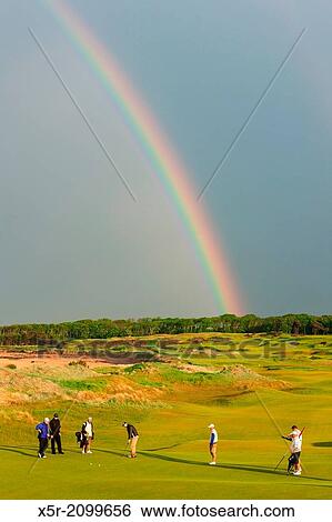 golfers at golf course in St Andrews, Fife, Scotland. View Large Photo Image Stock Photograph - golfers at golf course in St Andrews, Fife, Scotland.. Fotosearch