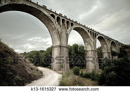 Golmayo railway bridge Soria Castilla y Le? n Spain Europe View Large Photo Image Stock Photo - Golmayo railway bridge Soria Castilla y Le? n Spain Europe. Fotosearch
