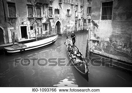 Stock Photograph - Gondola in Venice, Veneto, Italy. Fotosearch
