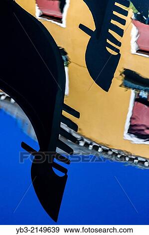 Gondola Reflections, Bacino Orseolo, Venice, Italy. View Large Photo Image Stock Photo - Gondola Reflections, Bacino Orseolo, Venice, Italy.. Fotosearch
