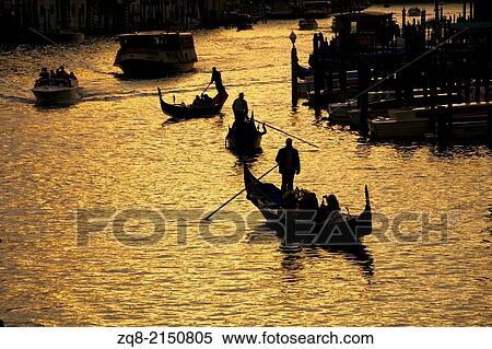 Stock Photography - Gondola ride, Venice, Veneto, Italy. Fotosearch