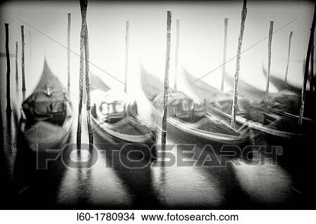 Gondolas in Venice, Italy View Large Photo Image Picture - Gondolas in Venice, Italy. Fotosearch