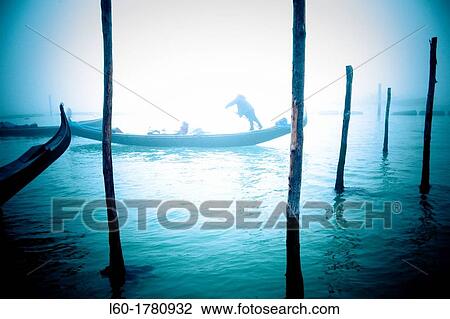 Gondolier in Venice, San Marco, Italy View Large Photo Image Stock Image - Gondolier in Venice, San Marco, Italy. Fotosearch