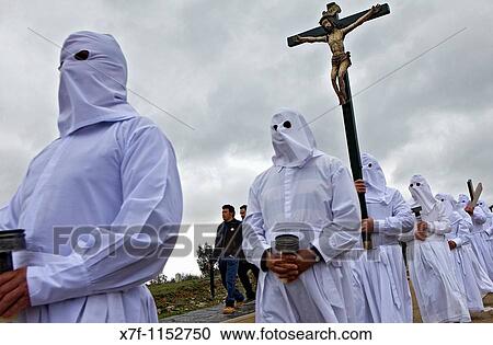 Good Friday procession, Bercianos de Aliste, Province Zamora, Castilla Leon, Spain View Large Photo Image Stock Image - Good Friday procession, Bercianos de Aliste, Province Zamora, Castilla Leon, Spain. Fotosearch