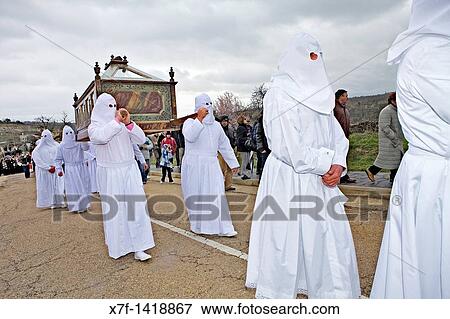 Good Friday procession, Bercianos de Aliste, Province Zamora, Castilla Leon, Spain View Large Photo Image Stock Photo - Good Friday procession, Bercianos de Aliste, Province Zamora, Castilla Leon, Spain. Fotosearch