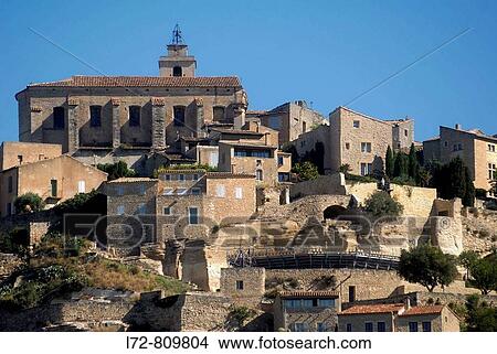 Gordes. Vaucluse, Provence-Alpes-C? te d? Azur, France View Large Photo Image Picture - Gordes. Vaucluse, Provence-Alpes-C? te d? Azur, France. Fotosearch