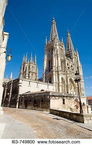 Gothic cathedral (13th century). Burgos. Castilla-Le? n. Spain View Large Photo Image Stock Image - Gothic cathedral (13th century). Burgos. Castilla-Le? n. Spain. Fotosearch