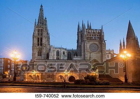 Stock Image - Gothic cathedral, Burgos. Castilla-Leon, Spain. Fotosearch