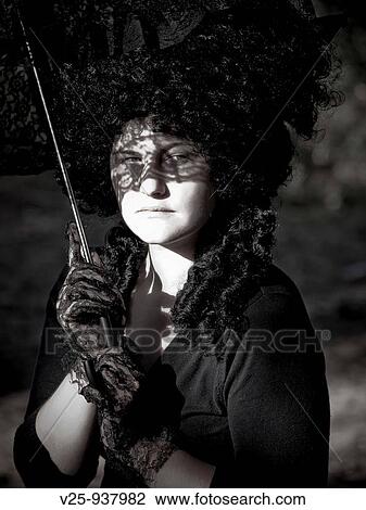 Stock Image - Gothic woman. Fotosearch