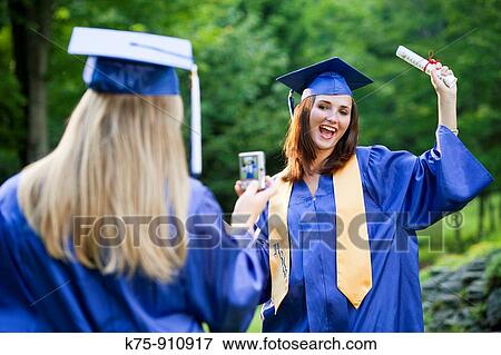 Graduate poses for photo View Large Photo Image Stock Photo - Graduate poses for photo. Fotosearch