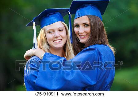 Graduation friends View Large Photo Image Stock Image - Graduation friends. Fotosearch
