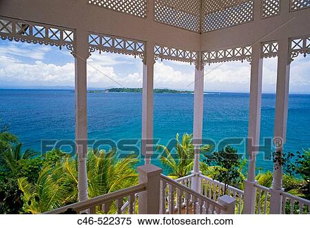 Stock Photography - Gran Bah? a Hotel, Samana Peninsula. Dominican Republic. West Indies. Caribbean. Fotosearch
