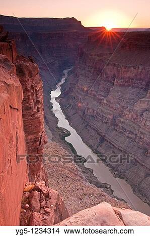 Grand Canyon and Colorado River seen from Toroweap Point at sunrise, Tuweep Area, Grand Canyon North Rim, Arizona, USA View Large Photo Image Picture - Grand Canyon and Colorado River seen from Toroweap Point at sunrise, Tuweep Area, Grand Canyon North Rim, Arizona, USA. Fotosearch