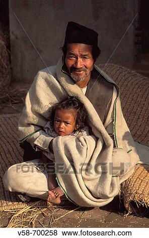 Grand father and child Khokna village Kathmandu valley Nepal View Large Photo Image Stock Photo - Grand father and child Khokna village Kathmandu valley Nepal. Fotosearch