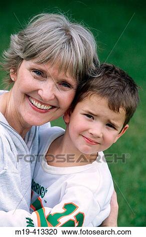grandmother & grandson View Large Photo Image Stock Image - grandmother & grandson. Fotosearch