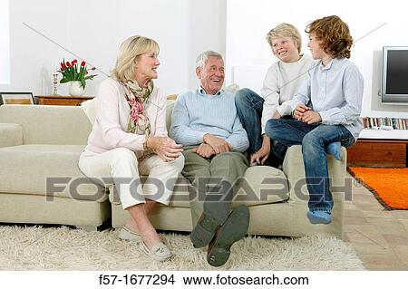 Grandparents and grandsons View Large Photo Image Picture - Grandparents and grandsons. Fotosearch