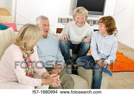 Grandparents and grandsons View Large Photo Image Picture - Grandparents and grandsons. Fotosearch