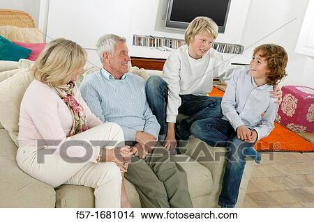Grandparents and grandsons View Large Photo Image Picture - Grandparents and grandsons. Fotosearch