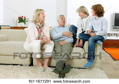 Grandparents and grandsons View Large Photo Image Stock Image - Grandparents and grandsons. Fotosearch