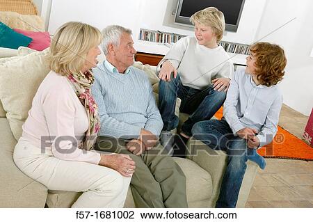 Grandparents and grandsons View Large Photo Image Stock Image - Grandparents and grandsons. Fotosearch