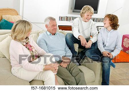 Grandparents and grandsons View Large Photo Image Stock Photography - Grandparents and grandsons. Fotosearch